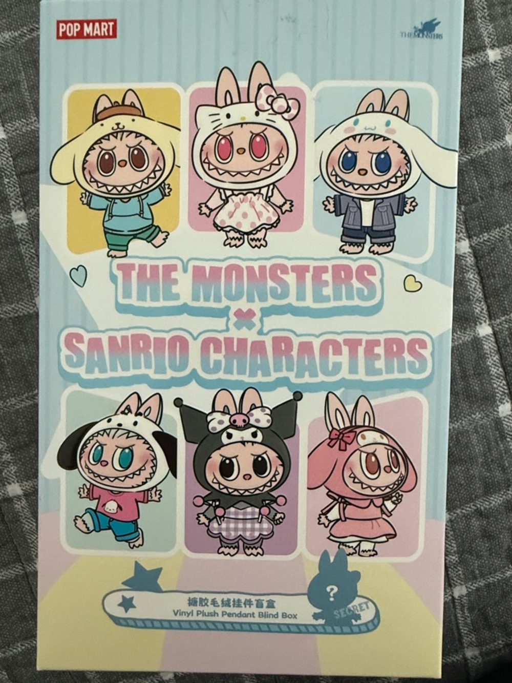 POP MART The Monsters x Sanrio Characters Vinyl Plush Pendant - 
Cinnamoroll